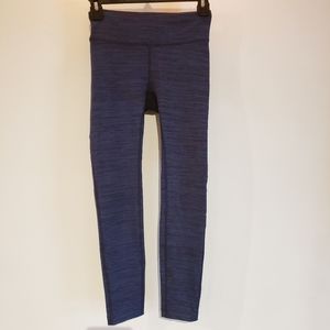 Outdoor Voices Blue and Black Heathered Leggins Size XS